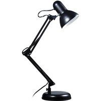 Premier Housewares Adjustable Studio Desk Lamp - Black, Black