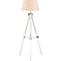 Premier Housewares Bailey Floor Lamp Tripod - White, White