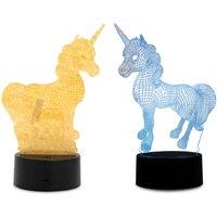Aquarius 3D Hologram Colour-Changing Unicorn LED Lamp