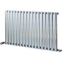 Towelrads Dorney Single Horizontal Radiator 600 x 592 941 BTUs - Chrome, Silver