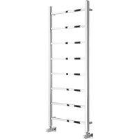 Towelrads Diva Polished Stainless Steel Towel Warmer 1200 x 500 1665 BTUs, Silver