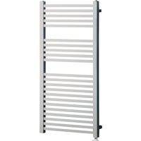 Towelrads Square Electric Towel Warmer 1200 x 600 - Chrome, Silver