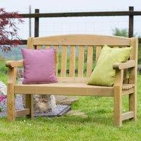 Zest Emily 4ft Bench and Cover, Brown