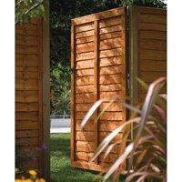 Rowlinson Traditional Lap Gate 6 x 3 Dip Treated, Brown