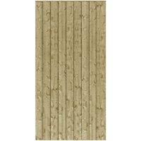 Rowlinson 3 x 6 Vertical Board Gate - Pressure Treated, Brown