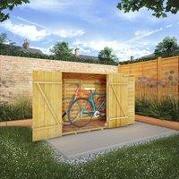 Mercia Overlap Pent Bike Store - 3 x 6ft