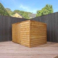 Mercia Overlap Pent Bike Store - 4 x 6ft, Brown