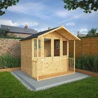Mercia Traditional Summerhouse - 7 x 7ft, Brown
