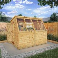 Mercia Premium Potting Shed - 8 x 6ft, Brown