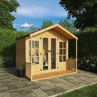 Mercia Traditional Summerhouse - 8 x 8ft, Brown