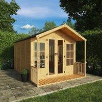 Mercia Traditional Summerhouse - 12 x 8ft, Brown