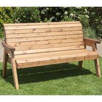 Charles Taylor Three Seater Winchester Bench, Brown