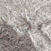 Origins Shimmer Rug Silver 120 x 170cm, Silver