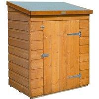 Rowlinson Wooden Shiplap Patio Store, Brown