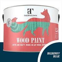 Thorndown Bilberry Blue Wood Paint 750 ml, Blue