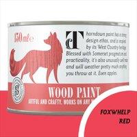 Thorndown Foxwhelp Red Wood Paint 150 ml, Red