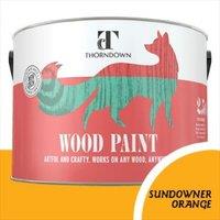 Thorndown Sundownder Orange Wood Paint 2.5 l, Orange