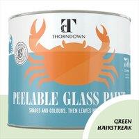 Thorndown Green Hairstreak Peelable Glass Paint 150 ml - Opaque, Green