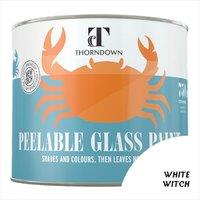 Thorndown White Witch Peelable Glass Paint 150 ml - Translucent, White