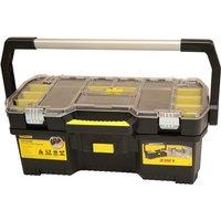 Stanley Toolbox with Tote Tray Organiser 60cm (24in), Black