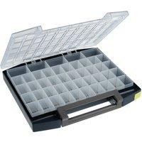 Raaco Boxxser 55 5x10 Pro Organiser Case - 45 Inserts, Black