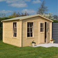 Rowlinson Garden Retreat Log Cabin, Brown