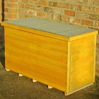 Shire Garden Storage Box, Brown