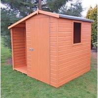 Shire Lewis Handmade Shed With Log Store