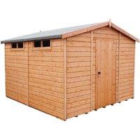 Shire 10 x 10 Security Shed, Brown