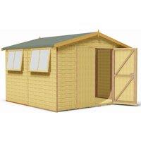 Shire Workspace Workshop - 10ft x 10ft, Brown