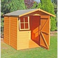 Shire Casita Shed - 7ft x 7ft, Brown