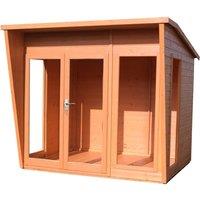 Shire Highclere Summerhouse - 6ft x 8ft, Brown