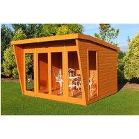 Shire Highclere Summerhouse - 10ft x 8ft, Brown