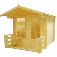 Shire Maulden Log Cabin - 9ft x 9ft, Brown