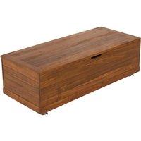 Charles Bentley Wooden Acacia Bench Storage Box, Brown