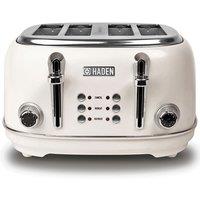 Haden 194220 Heritage 4-Slice Toaster - White, White