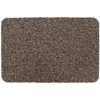 JVL 50 x 75cm Tanami Barrier Washable Door Mat - Brown
