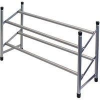 JVL Two Tier Shoe Rack Storage Organiser