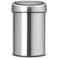Brabantia 3L Touch Bin - Matt Steel, Silver