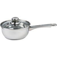 Sabichi Essential 20cm Saucepan, Silver