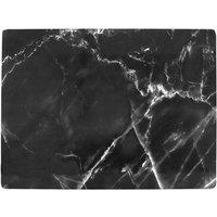 Black Marble Effect Glass Worktop Saver