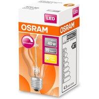 Osram Globe 40W Clear Glass Filament Dimmable ES Bulb - Warm White