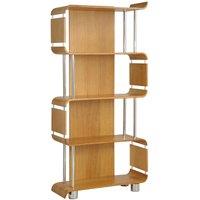 Jual Helsinki Curve Oak Bookshelf, Brown