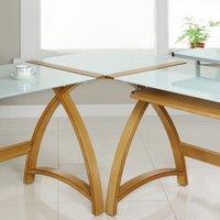 Jual Helsinki White Glass Corner Connector, White