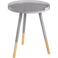 Viborg Round Side with Table Lip - Grey, Grey