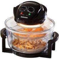Daewoo SDA1032RD 17L Halogen Air Fryer Low Fat Oven - Black, Black