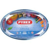 Pyrex 1.5L Oval Pie Dish, Clear