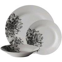 Premier Housewares 12-Piece Avie Botanic Dinner Set