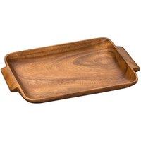 Premier Housewares Kora Wooden Serving Tray with Handles