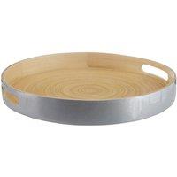 Premier Housewares Kyoto Large Tray - Silver